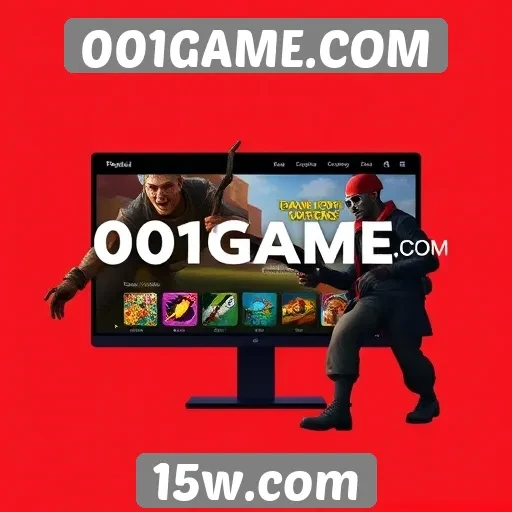 Análise da interface do usuário no site 001GAME.COM